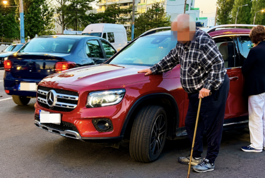 Șofer de 80 de ani, prins cu 111 km/h pe DN 73, la Mihăești, în Argeș