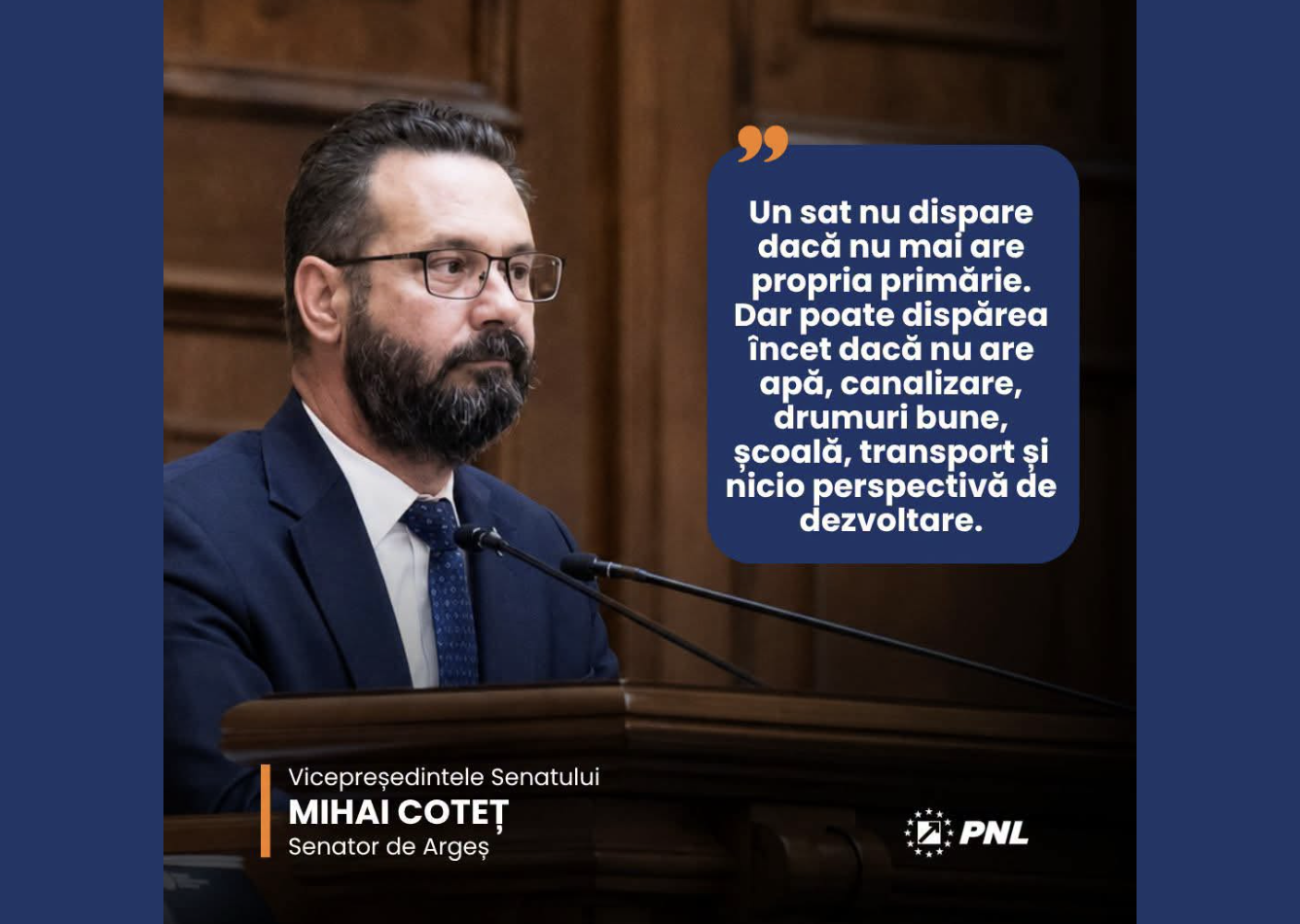 Mihai Coteț, despre reforma administrativă: „De ce o transformăm într-o sperietoare electorală?”