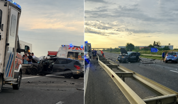 Două accidente pe A1, în Argeș, în aceeași zonă! Șofer băut și patru răniți