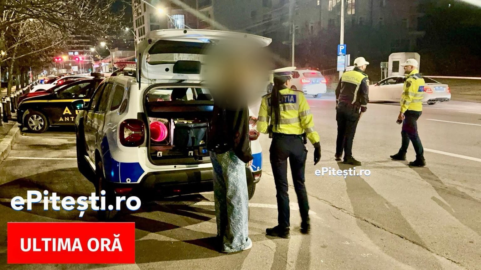 Șoferiță de 26 de ani, prinsă drogată la volan în Curtea de Argeș!