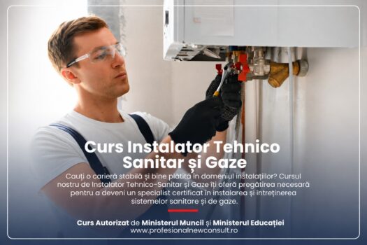 Curs acreditat de Instalator în Pitești: Înscrieri deschise la Profesional New Consult
