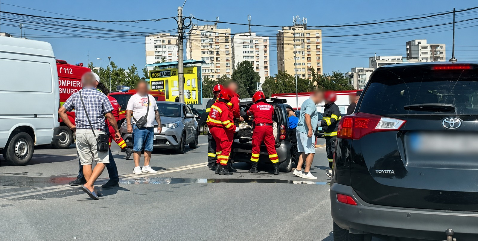 Accident cu victimă, în aceste momente, în Pitești! Traficul este blocat