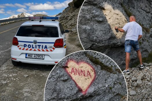 Poliția Argeș, oficial, despre „Anna, ține-ți prostul acasă!” de pe Transfăgărășan