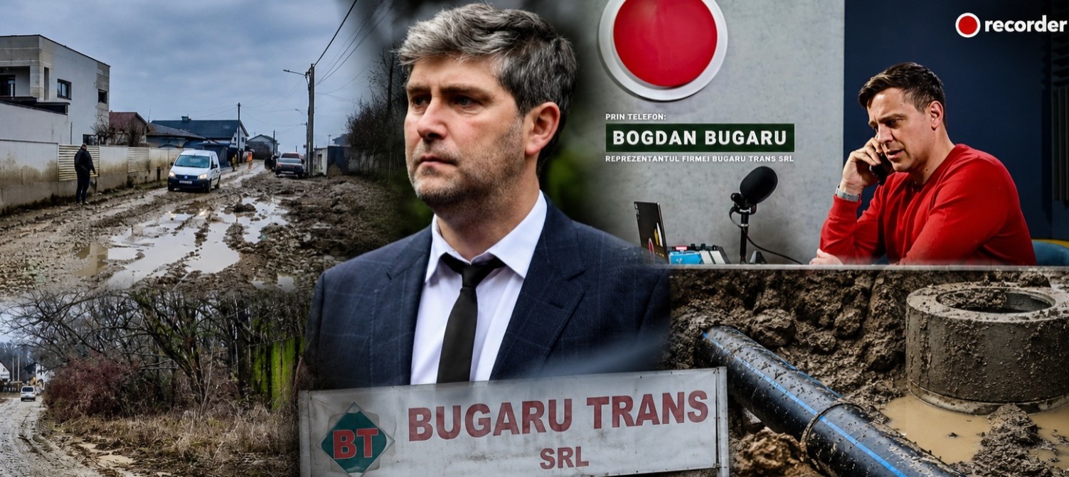 Firma Bugaru, făcută celebră de Recorder, din nou în centrul atenției la Moșoaia! Primarul Adrian Frîntură: „Se lucrează încet și foarte încet”