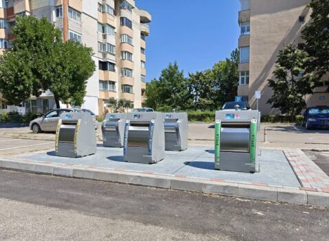 Salubritate 2000 și Primăria Pitești pun în funcțiune 11 noi platforme cu containere îngropate