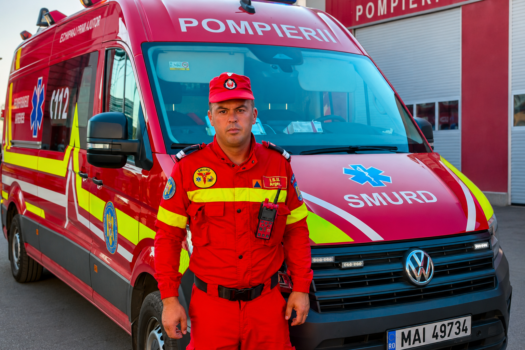 Pompier SMURD din Argeș, intervenție salvatoare în Călinești