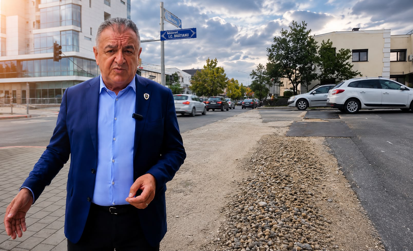 Primarul Gentea, revoltat: „Nu accept astfel de lucrări în Pitești! Cum își permite?"