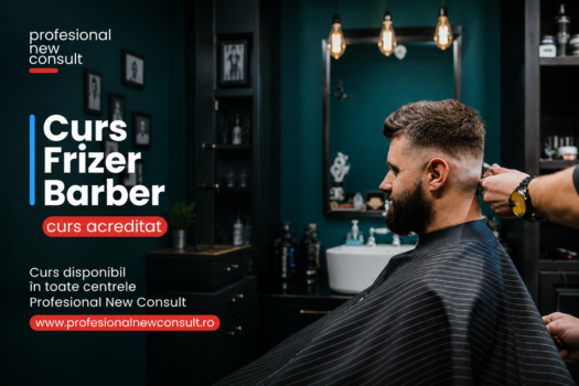 Profesional New Consult Pitești organizează curs acreditat de Frizer Barber