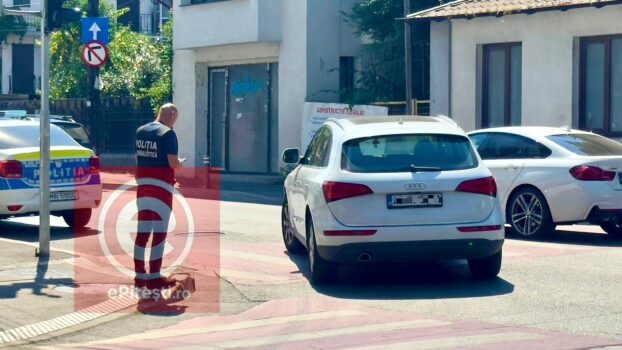 Fetiță lovită de mașină în Pitești. Un salvamontist aflat cu familia a intervenit