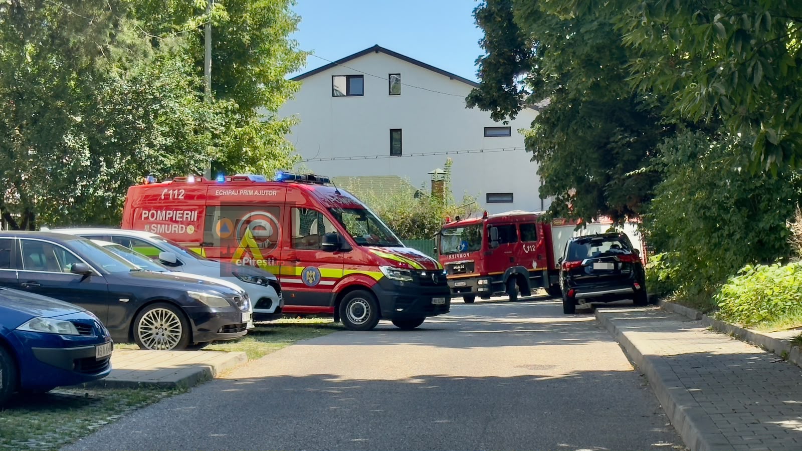 Exclusiv/Pitești: Femeie de 66 de ani, găsită decedată într-un apartament de pe strada Mărășești - VIDEO
