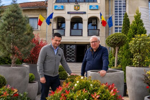 Argeș. Primăria din Bascov a cumpărat flori și ghivece de zeci de mii €! Ce firmă s-a ocupat de afacere