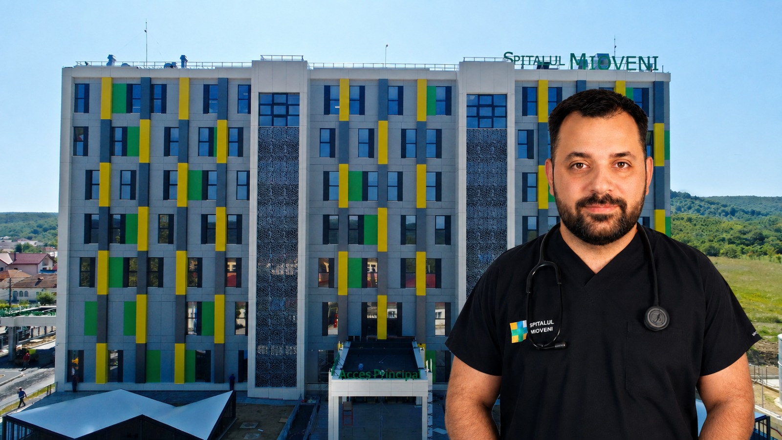Dr. Robert-Adrian Dumbravă, medic specialist în Medicină Internă, se alătură echipei Spitalului Mioveni
