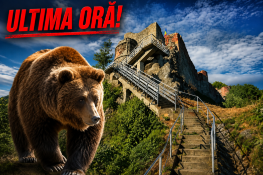 Cetatea Poienari, închisă de urgență după ce un urs a rupt gardul electric. Turiștii nu mai au acces