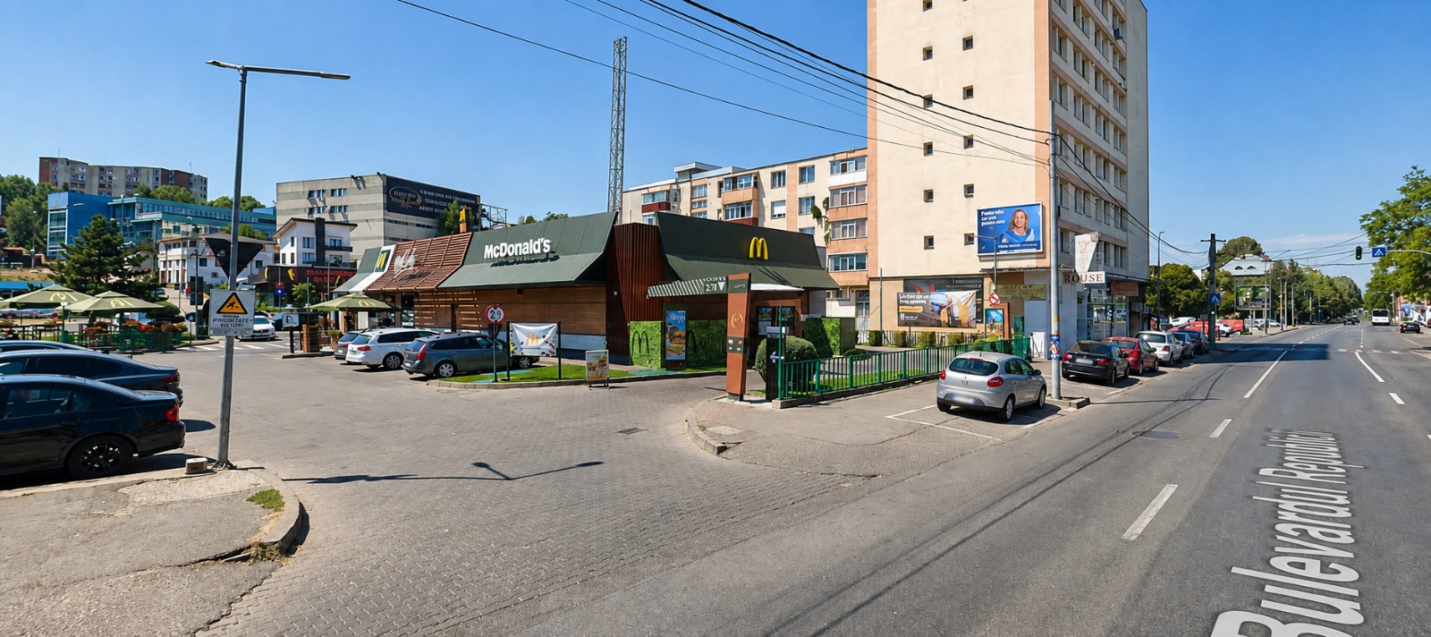 Pitești. Blocaje grave din cauza McDonald’s