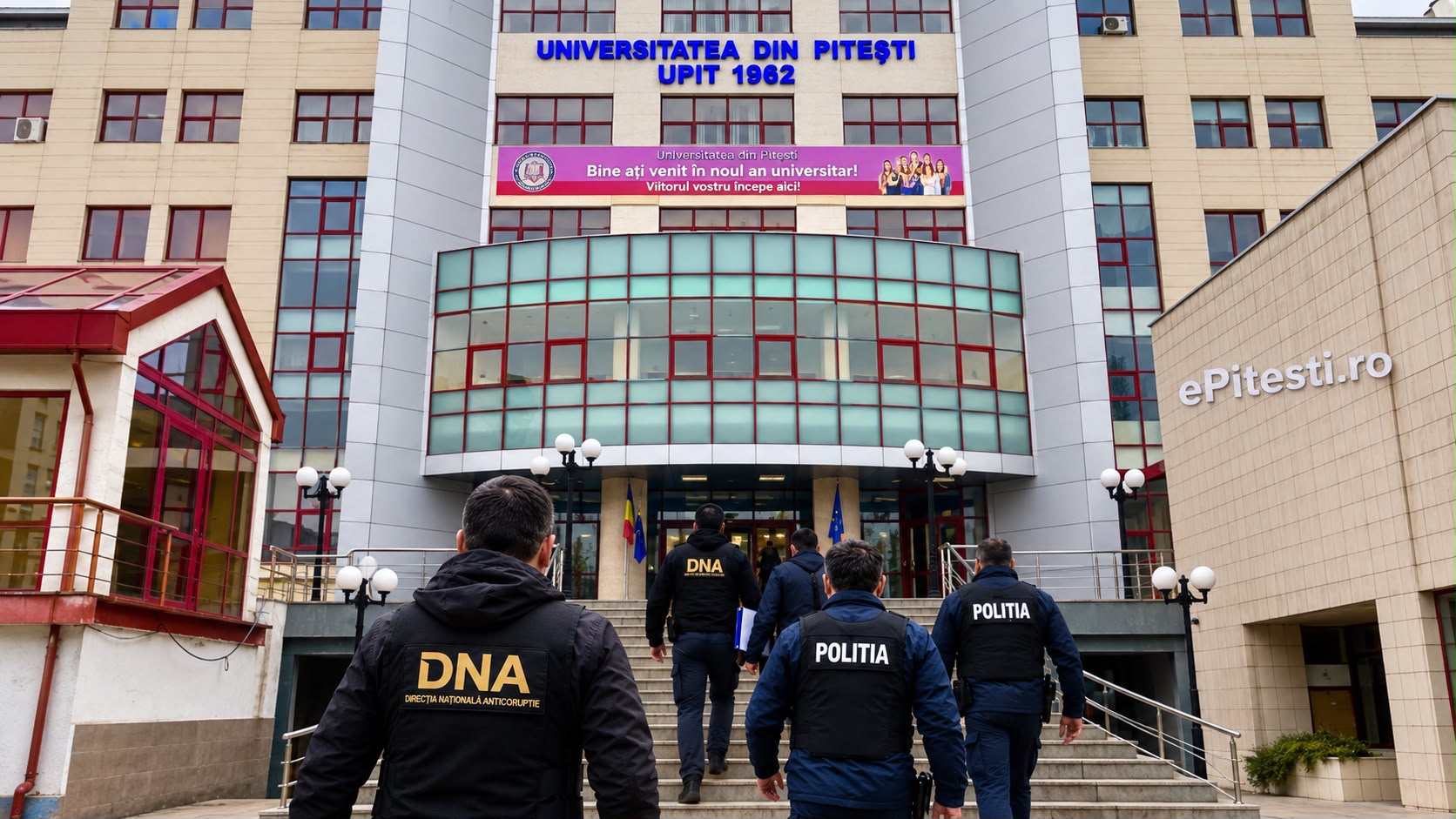 Profesori de la Politehnica - Centrul Universitar Pitești, arestați preventiv 30 de zile
