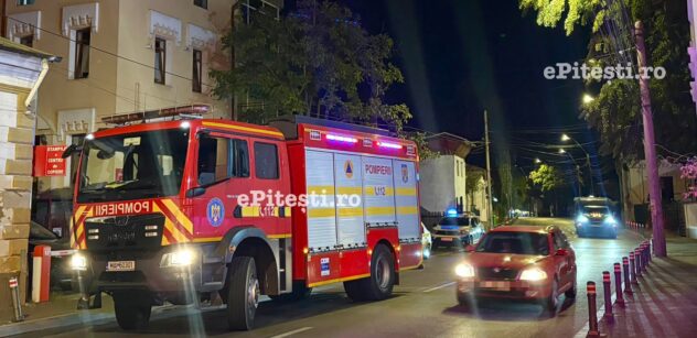 Pitești. Panică lângă Hotelul Victoria!
