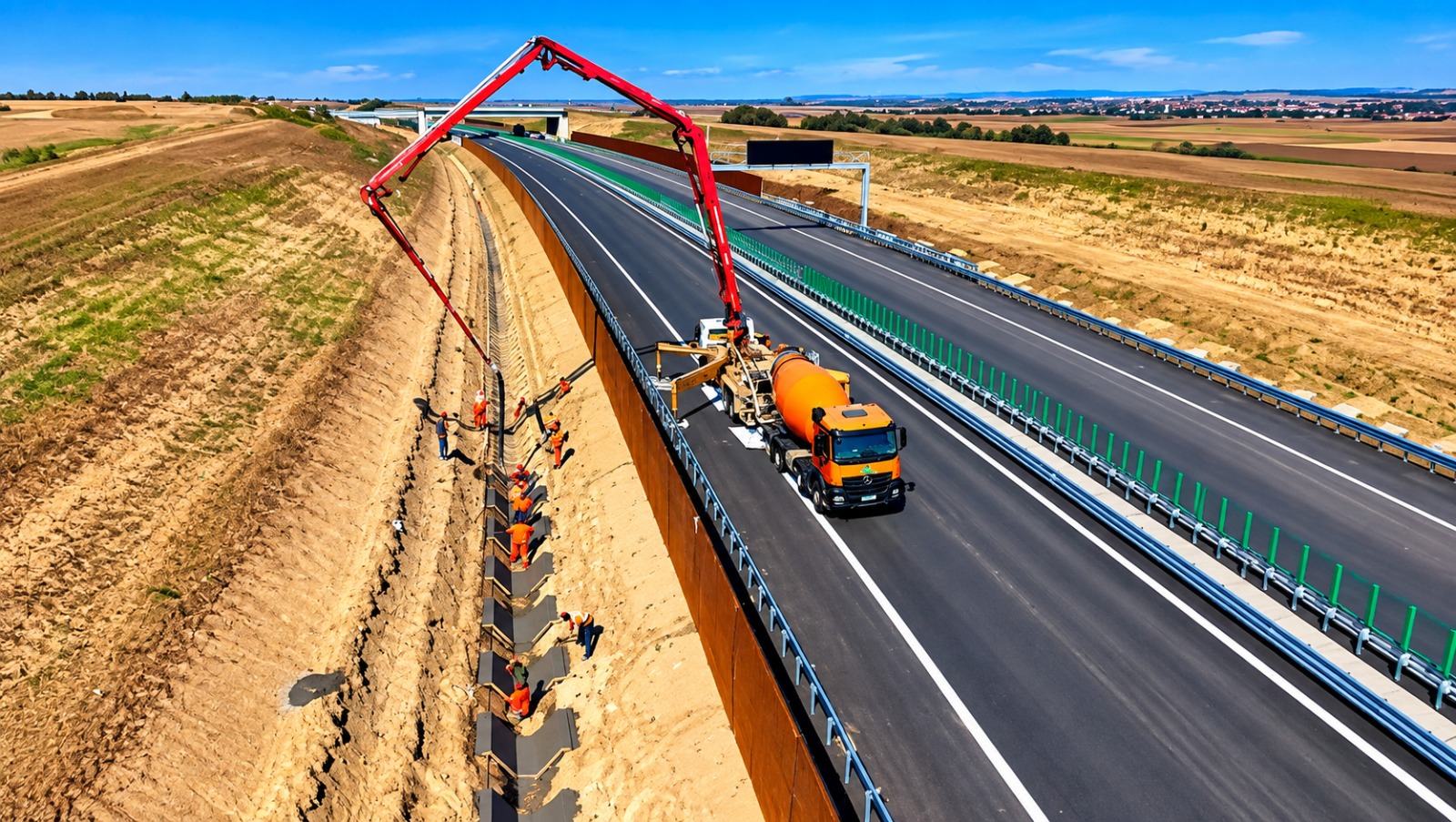 Umbrărescu forțează pe șantierul A7. Când se deschid încă 50 de km de autostradă