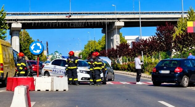 Accident lângă Penitenciarul Mioveni: Două femei, la volanul mașinilor implicate!