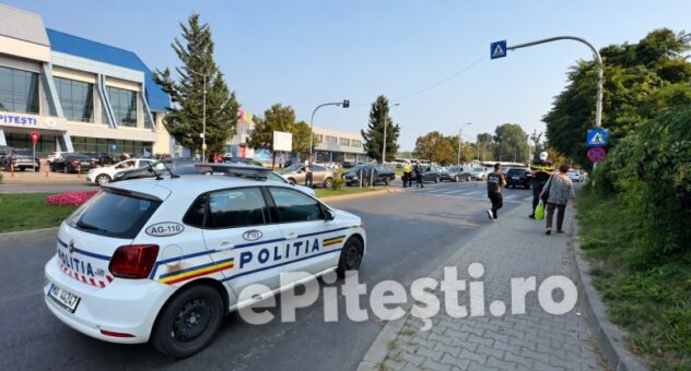Accident în Pitești, lângă Bazinul Olimpic: Pieton implicat