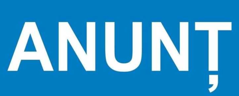ANUNȚ PUBLIC