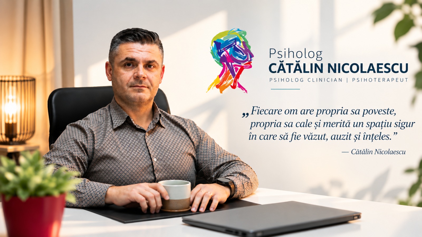 Cătălin Nicolaescu, psiholog în Pitești: Întrebarea pe care poate ți-ai pus-o și tu