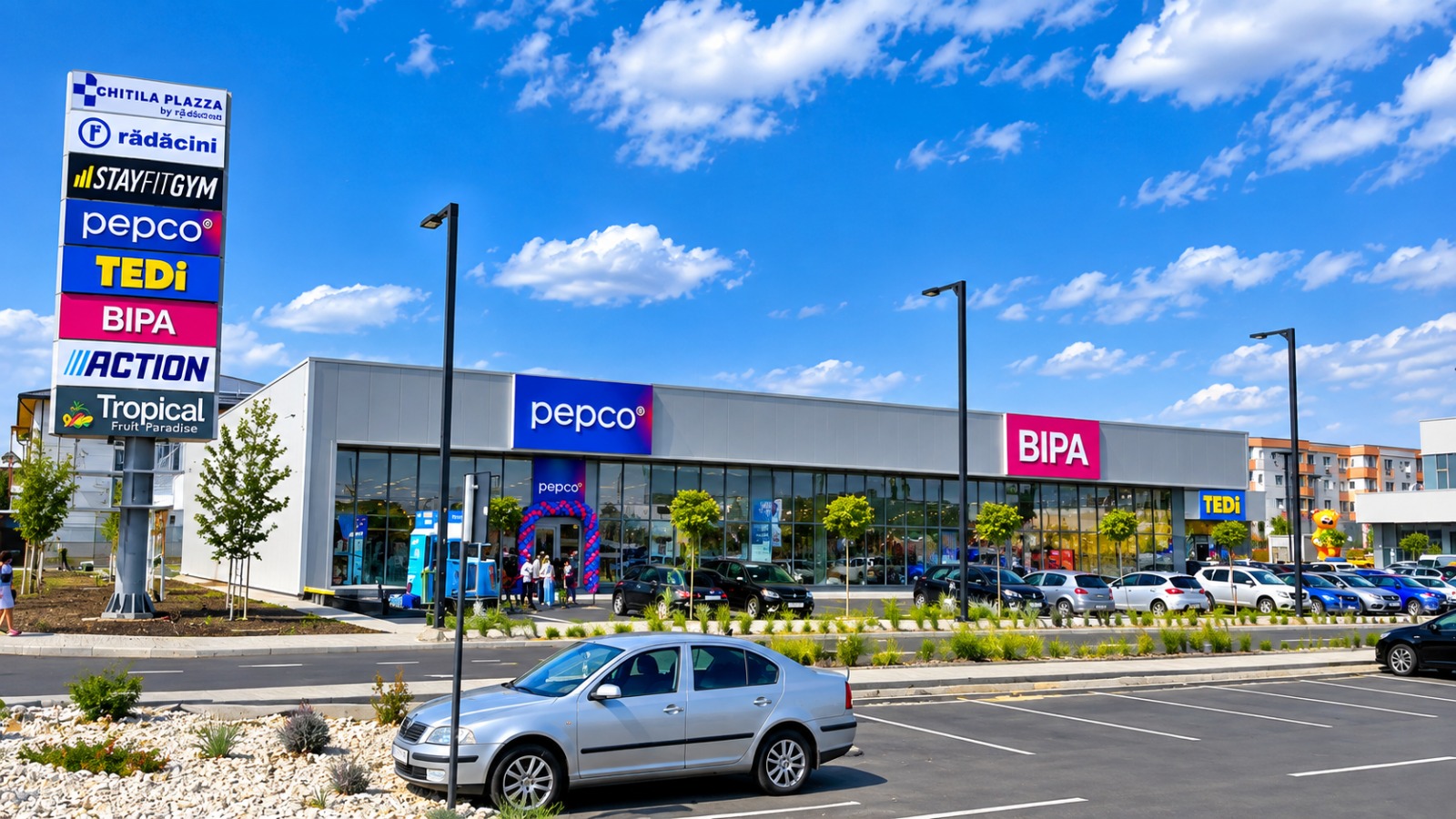 Noi magazine Kaufland, Action, TEDi, BIPA și Stay Fit: Unde s-a deschis centrul comercial