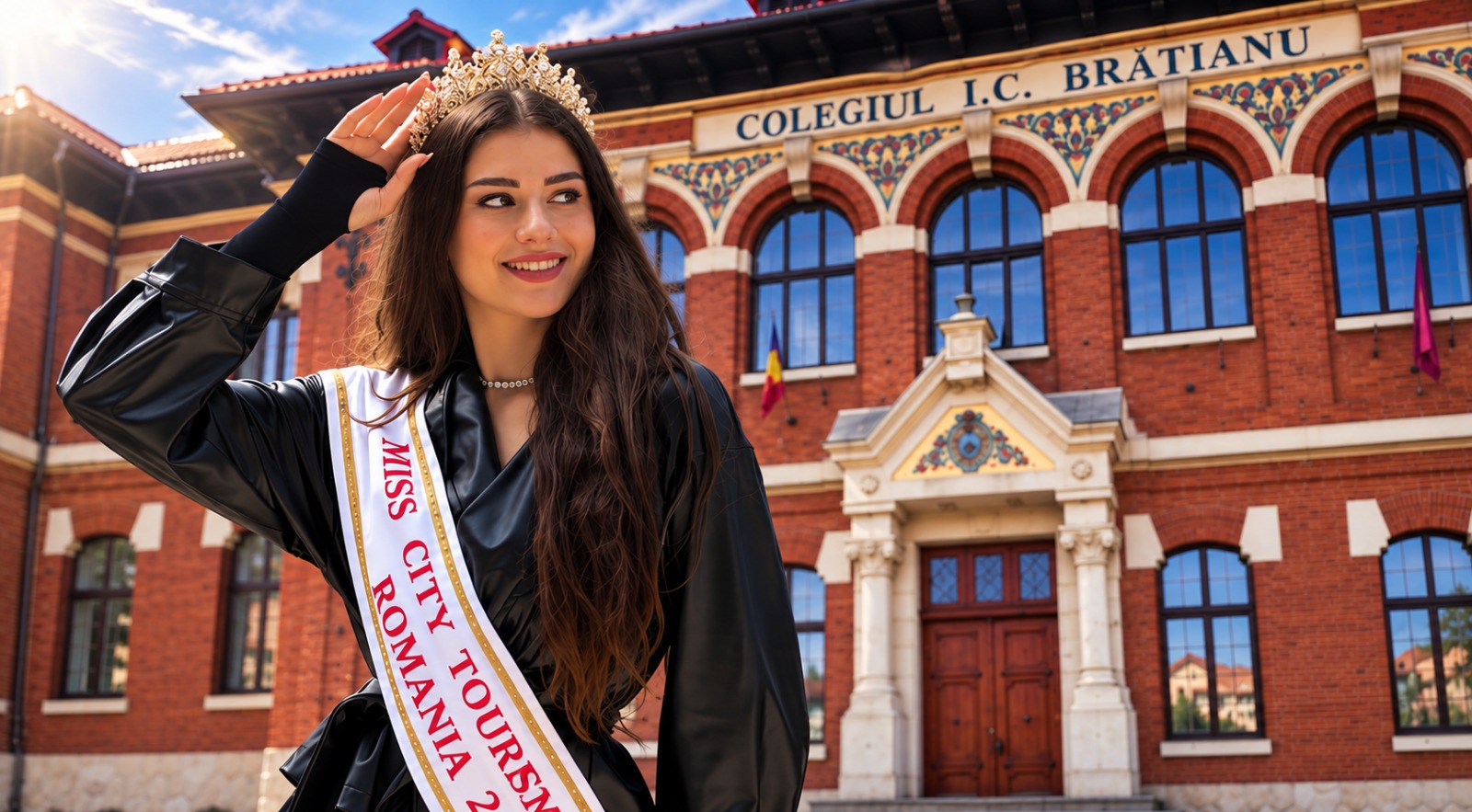 Pitești. Are 18 ani și e elevă la „Brătianu”. Liana Stroe pleacă într-o aventură uriașă