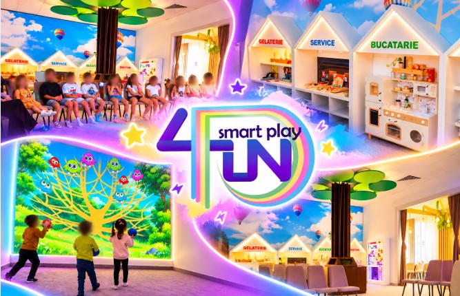 4FUN Smart Play Pitești – un loc de joacă de poveste, pentru momente care contează