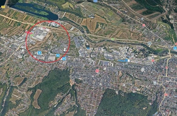 Platformă industrială de peste