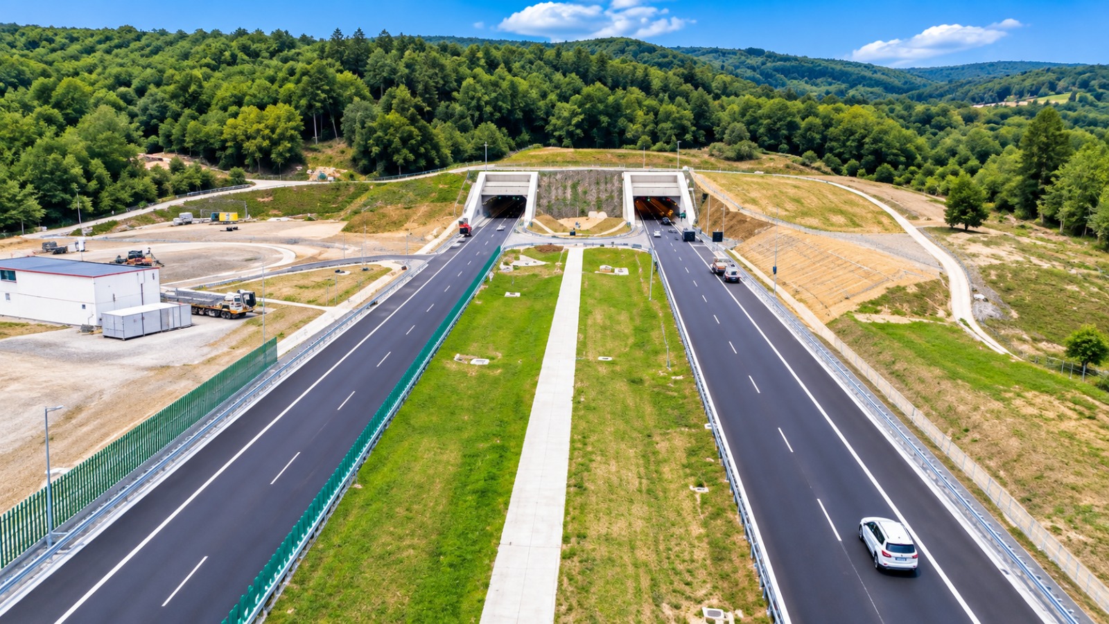 tostrada Sibiu–Pitești A1: Secțiunea Tigveni–Curtea de Argeș a ajuns la 99%. Când se deschide circulația - VIDEO