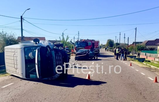 Poliția Argeș/Oficial: Cum s-a produs, de fapt, accidentul cu victime multiple, de pe DN73, la Țițești