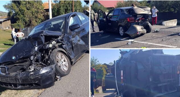Accident grav, pe DN73, la Țițești, Argeș. Persoană încarcerată