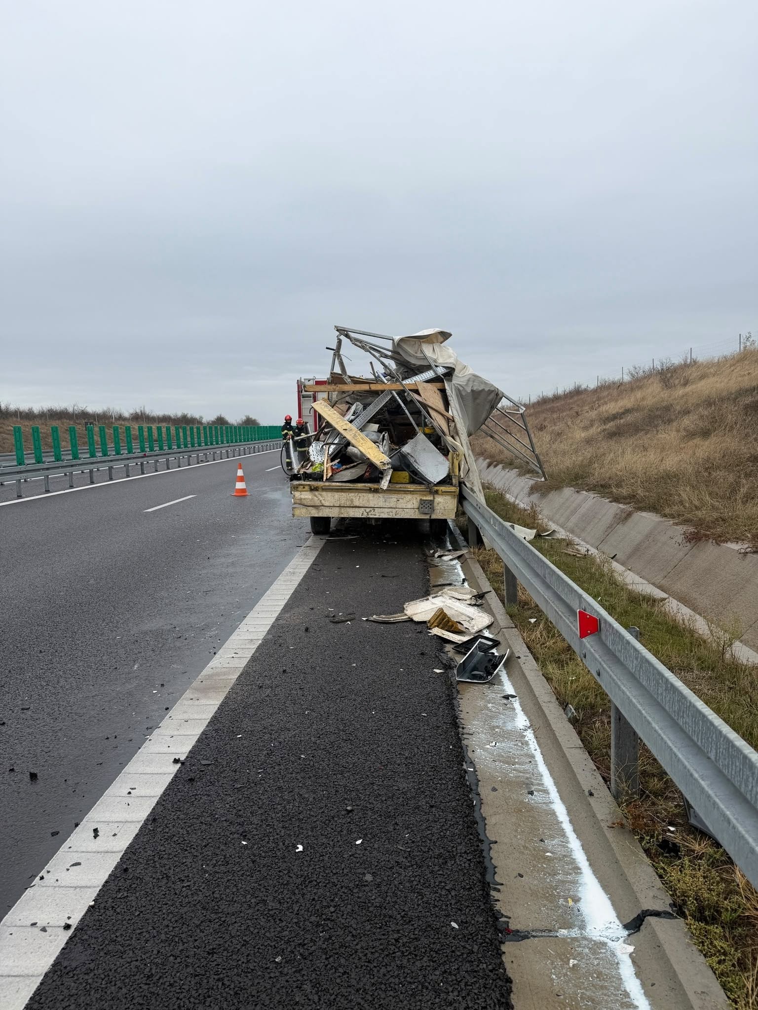 Accident pe DEx12, în Argeș! Trafic restricționat spre Pitești
