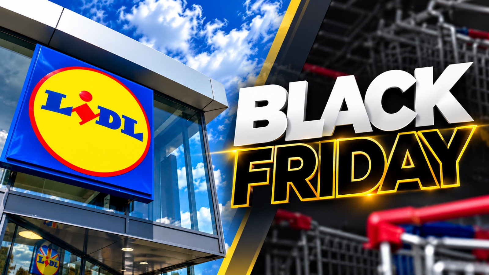 Începe Lidl Black Friday 2026: Catalogul Black Deals, reduceri de până la 50% și oferte 1+1 gratis