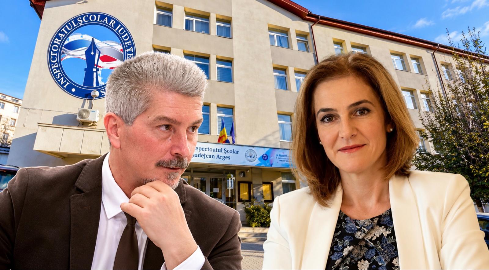 Cutremur la IȘJ Argeș! Cătălina Dumitrașcu și Cristi Crețu își fac bagajele!