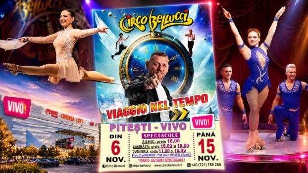 Nemaivăzut la Pitești! Un show de circ spectaculos vine la VIVO Mall