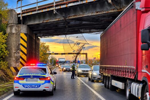 DRDP Craiova, anunț oficial despre plasa desprinsă de pe DN 7, Valea Oltului!