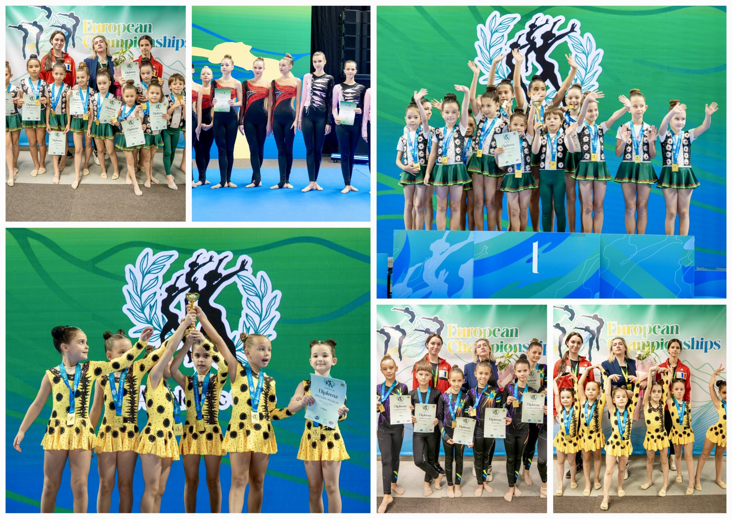 Bradu, Argeș are fete de aur! Trei medalii câștigate de Gymnastic Star, în Bulgaria