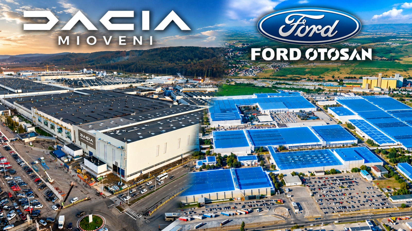 Oficial: Semnal de alarmă la Dacia Mioveni și Ford Craiova! Producția auto, în picaj