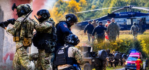 Exercițiu internațional în Argeș! Jandarmi, pompieri și militari din patru țări, implicați