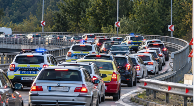 Poliția, controale pe DN7 Pitești-Sibiu, în Argeș!
