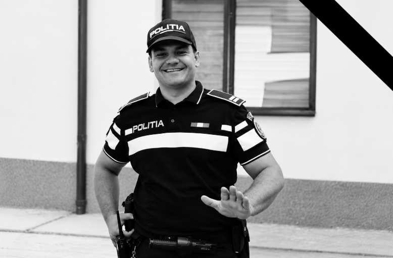 Polițistul Sabin Dudău a murit la doar 26 de ani!