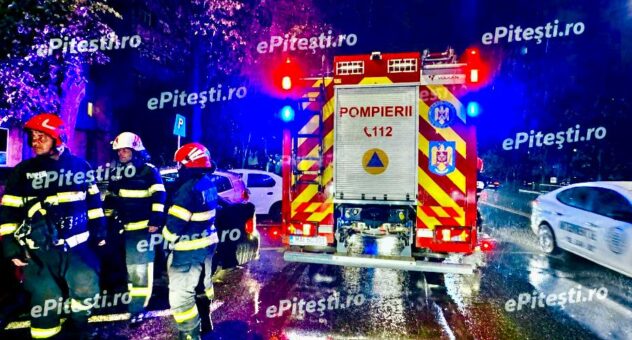 Pitești. Alarmă maximă în Nord! Forțe impresionante la fața locului