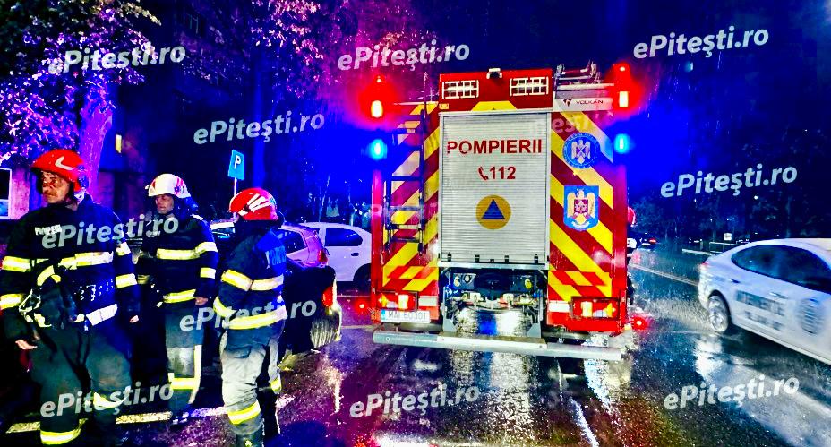 Pitești. Alarmă maximă în Nord! Forțe impresionante la fața locului