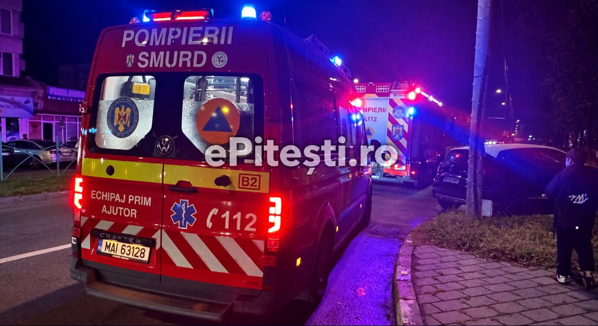 Intervenție de urgență în Pitești! O femeie are nevoie de ajutor