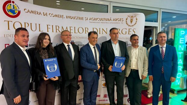 Primarul Aurel Costache, la Topul Firmelor din Argeș. Două companii din Mioveni, premiate
