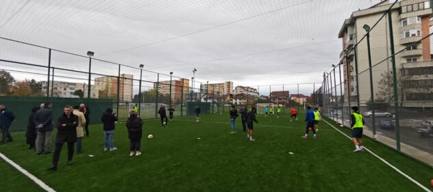Un nou teren de fotbal la ,,Aripi” Pitești