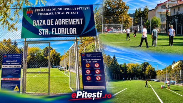 Pitești: „San Siro”, la 4 luni de la inaugurare. Imaginile exclusive spun tot: cum arată acum terenul de sport care părea „blestemat”