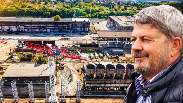 Umbrărescu construiește viitorul infrastructurii din România. Fabrică pentru autostrăzi în fostul combinat de la Oțelu Roșu