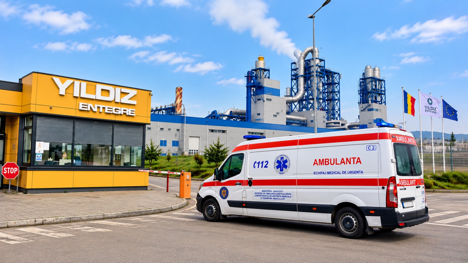 Exclusiv/ Accident de muncă la fabrica Yıldız din Oarja, Argeș!